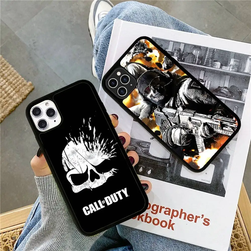 Чехол C-Calls Game Of D-Duty для iPhone 17 16 15 14 13 Plus 12 11 Pro Max, PC+TPU, задняя крышка