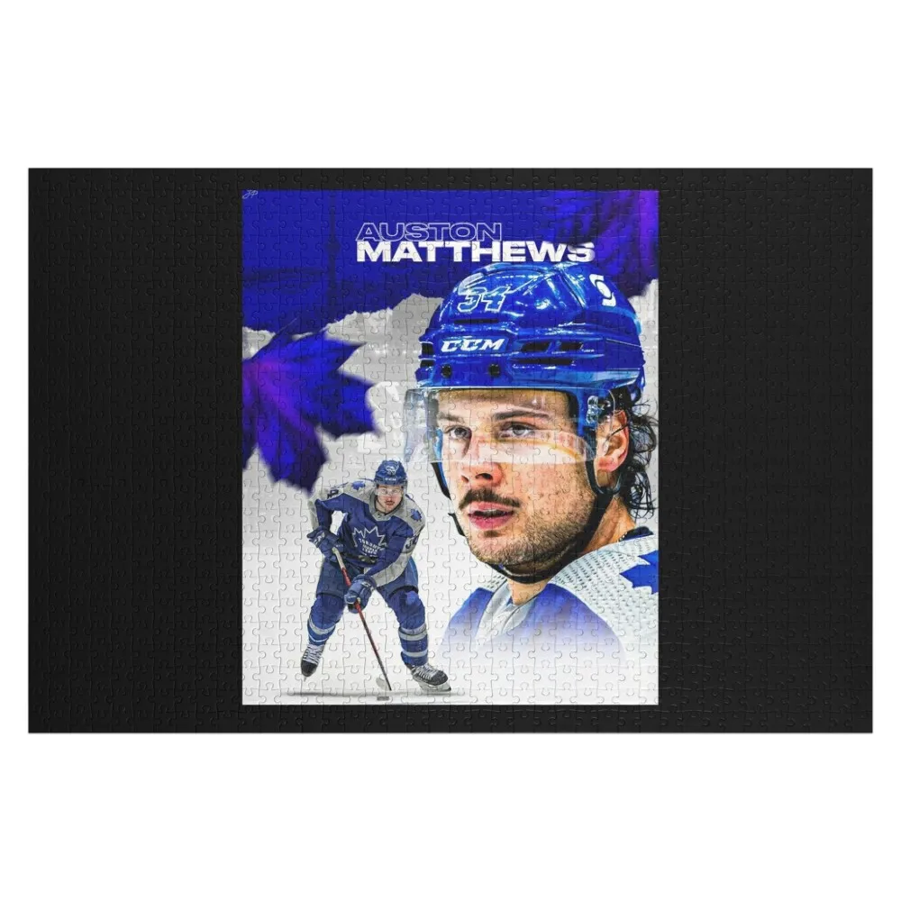 Auston Matthews Jigsaw Puzzle Customized Gifts For Kids Christmas Gifts Custom Kids Toy Custom Photo Puzzle
