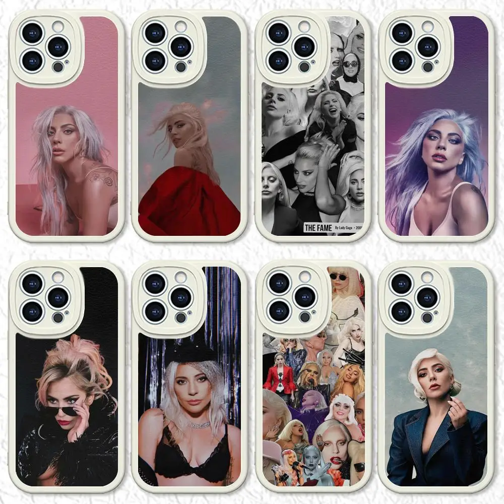 L-Lady G-Gaga MAISTO Phone Case Lambskin Case For Iphone 16 15 14 13 11 12 Pro Max Xr X Xs 8 7 Plus