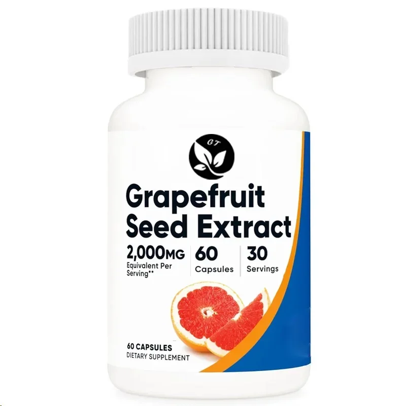 

Grapefruit Seed Extract 2000mg, 60 Capsules Vegetarian - Gluten Free, Non Gmo