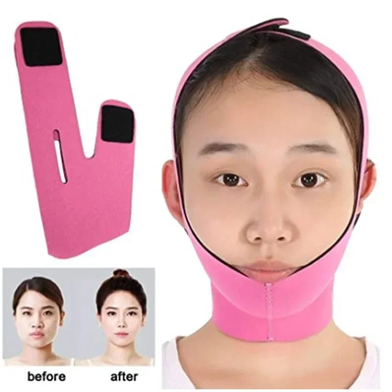 Upgrated Face Slimming Bandage V Line Face Shaper Women Chin Cheek Lift Up Belt Facial Massage Strap Face Skin Care Beauty Tools