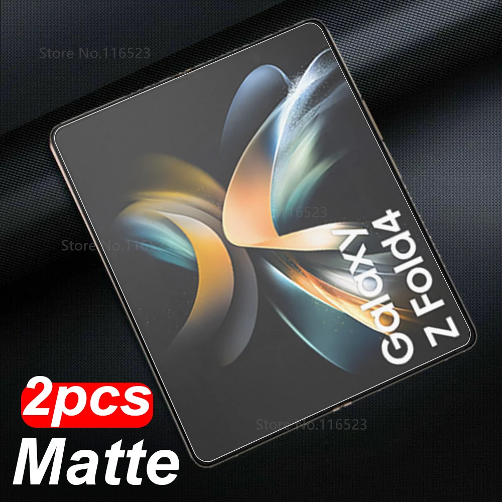 2pcs Hydrogel Matte Film For Samsung Galaxy Z Fold4 zFold4 Folder  Fold 4 5G Frosted Soft Protective Screen Protectors Not Glass