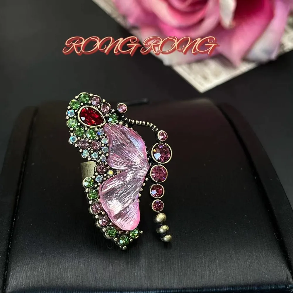 

Ethereal Vintage Jewelry Set – Colorful Butterflies for Heart Chakra Healing & Attracting Positive Relationships