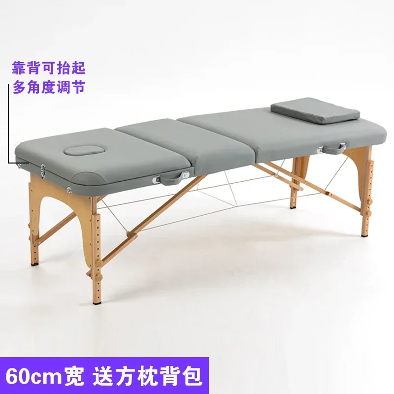 Tattoo Spa Folding Massage Bed Relaxing Stretchers Treatment Beauty Portable Auxiliary TablesProfessional Furniture Stable