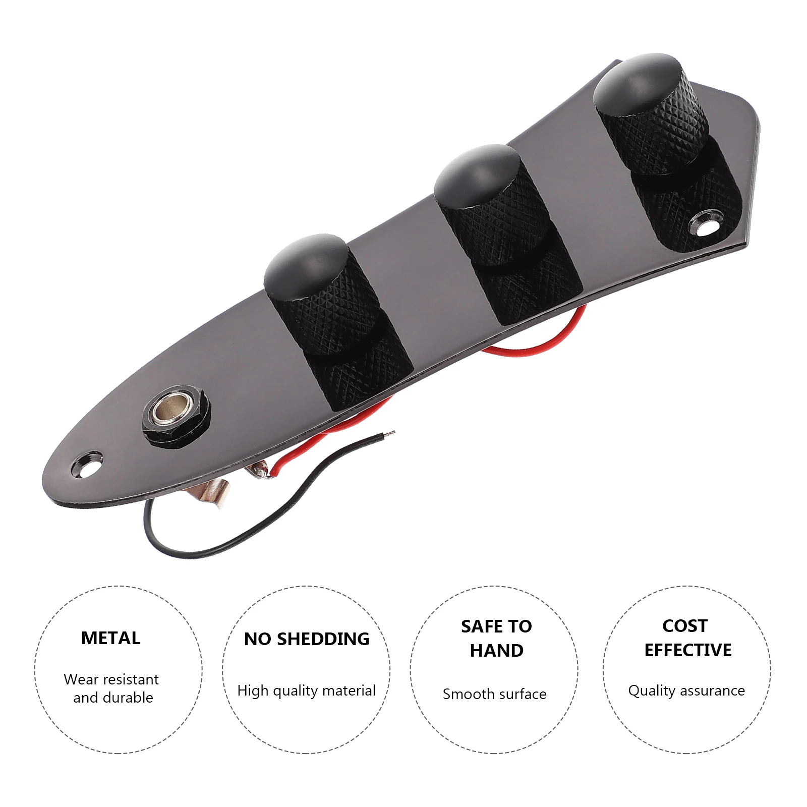 

Electric Bass Circuit Control Board 250k Potentiometer Volume Tone Assembly Lever Lightweight Guitar Parts