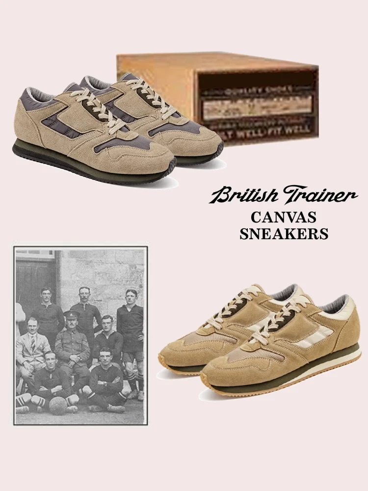 

Ретро 60-е Briti Training oes Color Blo Sport Повседневная коровья замша с низкой посадкой Faionable Leisure oes для молодежи