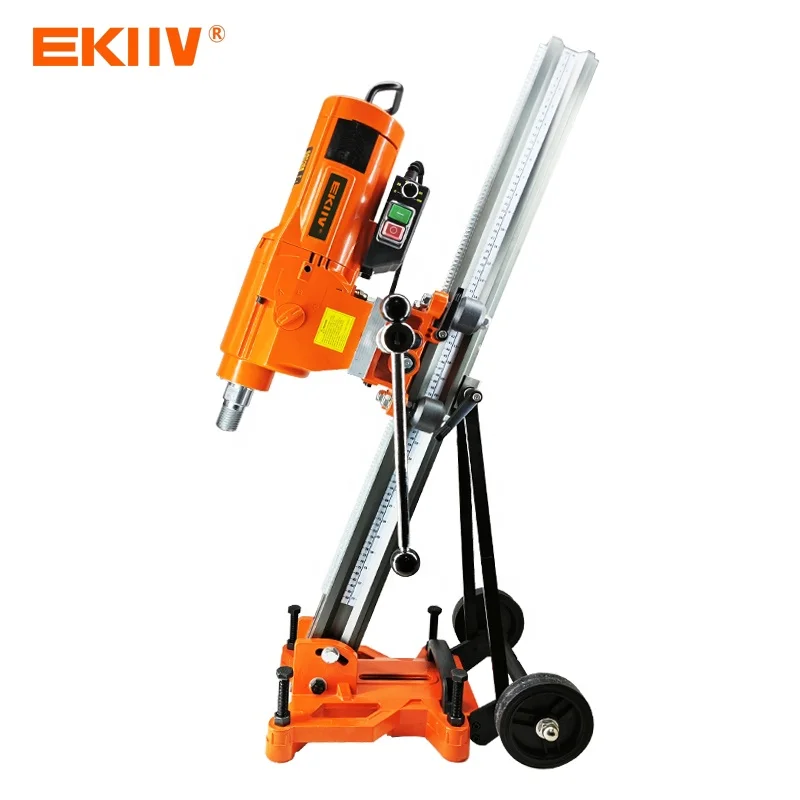 

EKIIV High Performance Vertical Concrete Drill Machine Diamond Core Drill with Stand Precision Power Tool for Heavy Duty Use