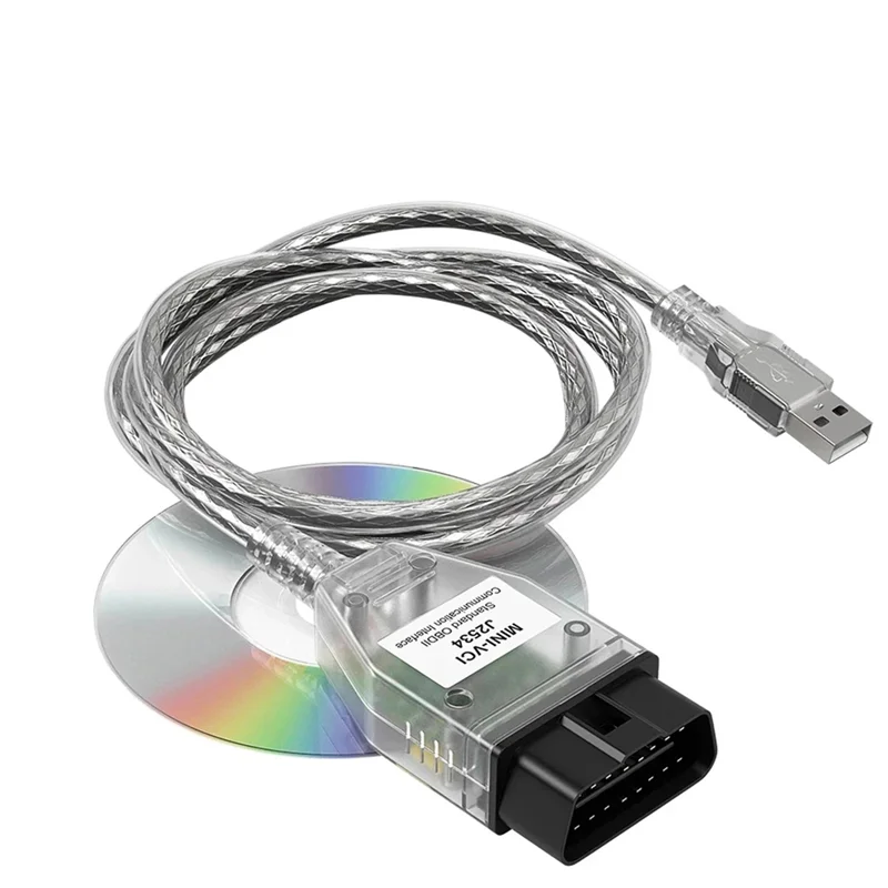 كابل تشخيص السيارة الصغير VCI لدعم TOYOTA TIS Techstream V18.00.008 FTDI FT232RL رقاقة J2534 Obd2