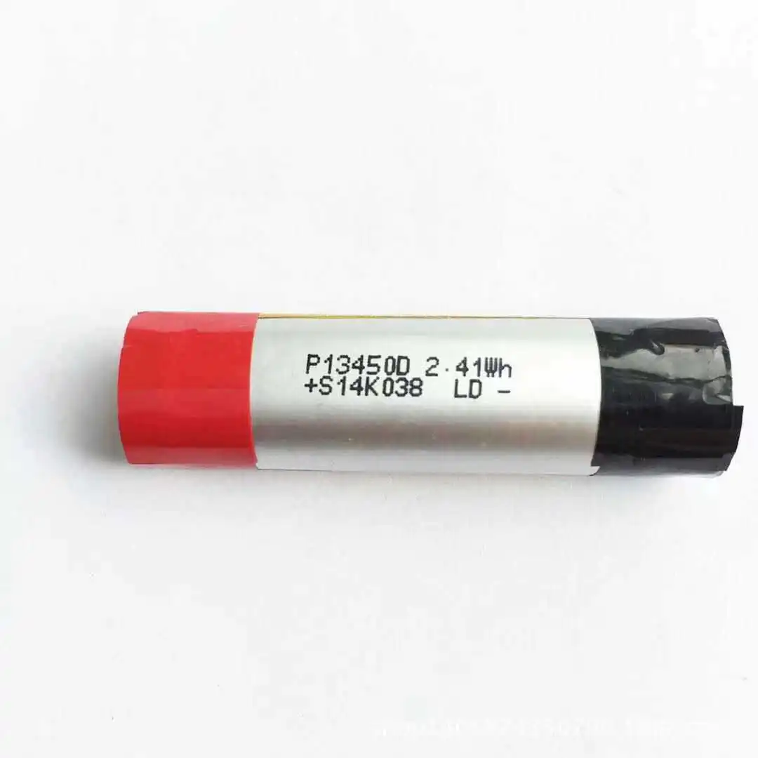 New 3.7V polymer lithium battery 13450 1200MAH cylindrical polymer rechargeable battery starting from 5 pieces