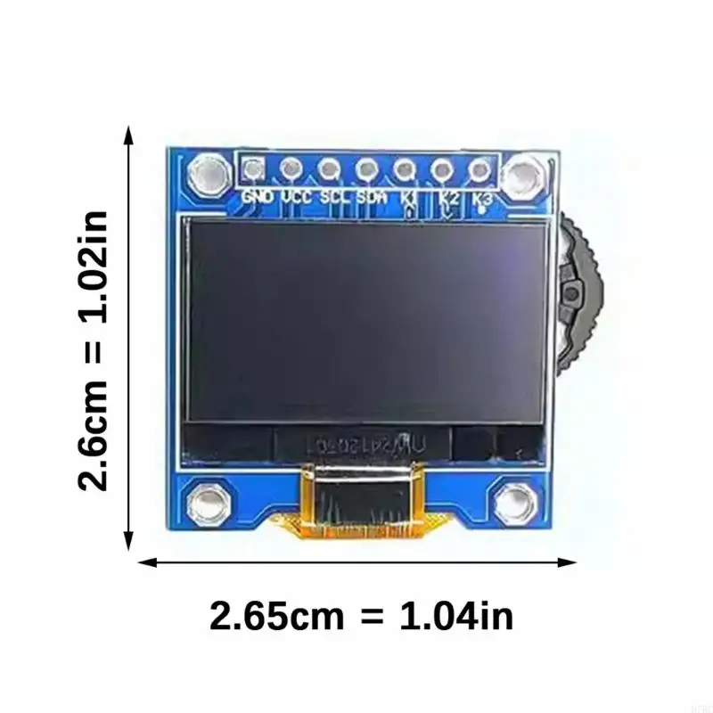 H7BC Mini Oleds отображает модуль 0,96 дюйма SSD1306 Selfluminous Screen I2C Интерфейсы для DIY Electronics Industrial