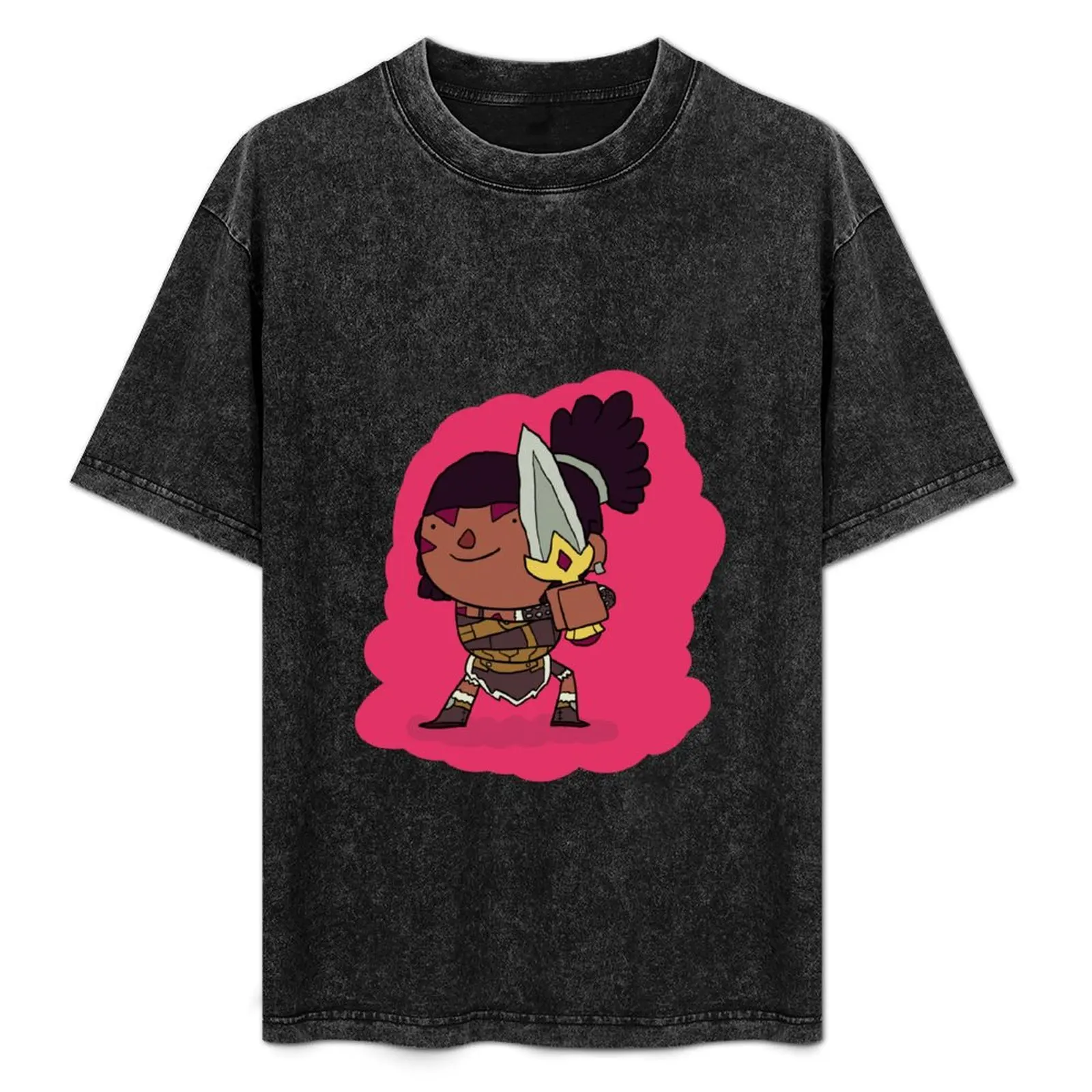 

Brawlhalla - Jhala T-Shirt Work Style Casual T-Shirt