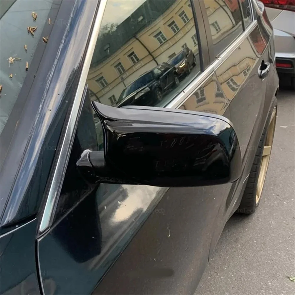 

Aftermarket Mirror Covers Gloss Black Mirror Covers ABS Plastic Material Custom Fitment Covers Direct Replacement Parts