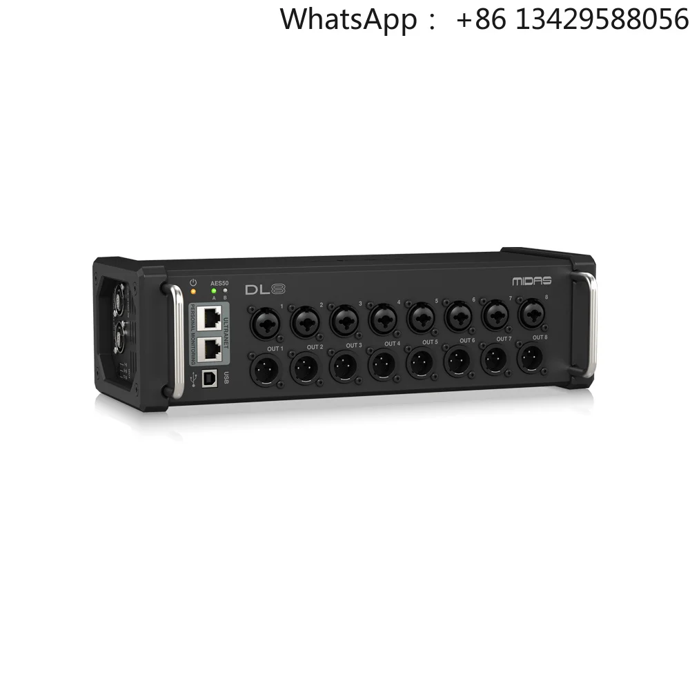 Midas DL8 Stage Box 8-in/8-out With 8 Midas Pro Preamps & 2 Ultranet Outputs Pa Sound System Stage Music Equipment
