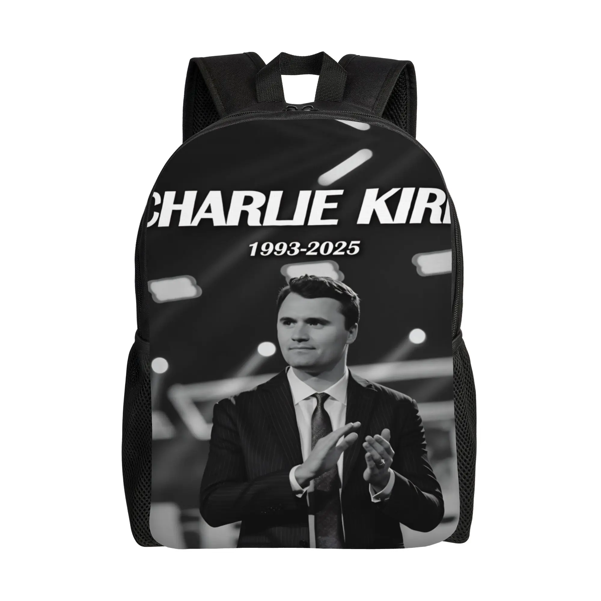 Rest in Peace Charlie Kirk Legends Backpack  Novelty Backpacks Male Workout Big High School Bags High Quality Rucksack