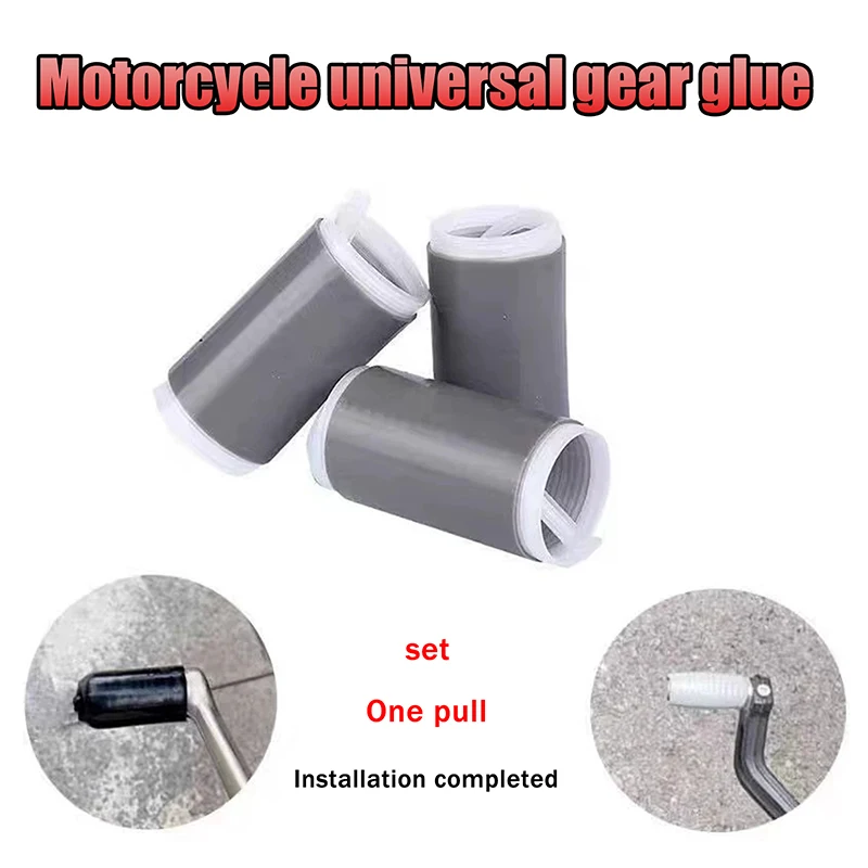 2 шт., чехол для рычага переключения передач мотоцикла, противоугонная обувь, силиконовый самоусадочный защитный чехол для мотоциклетного снаряжения