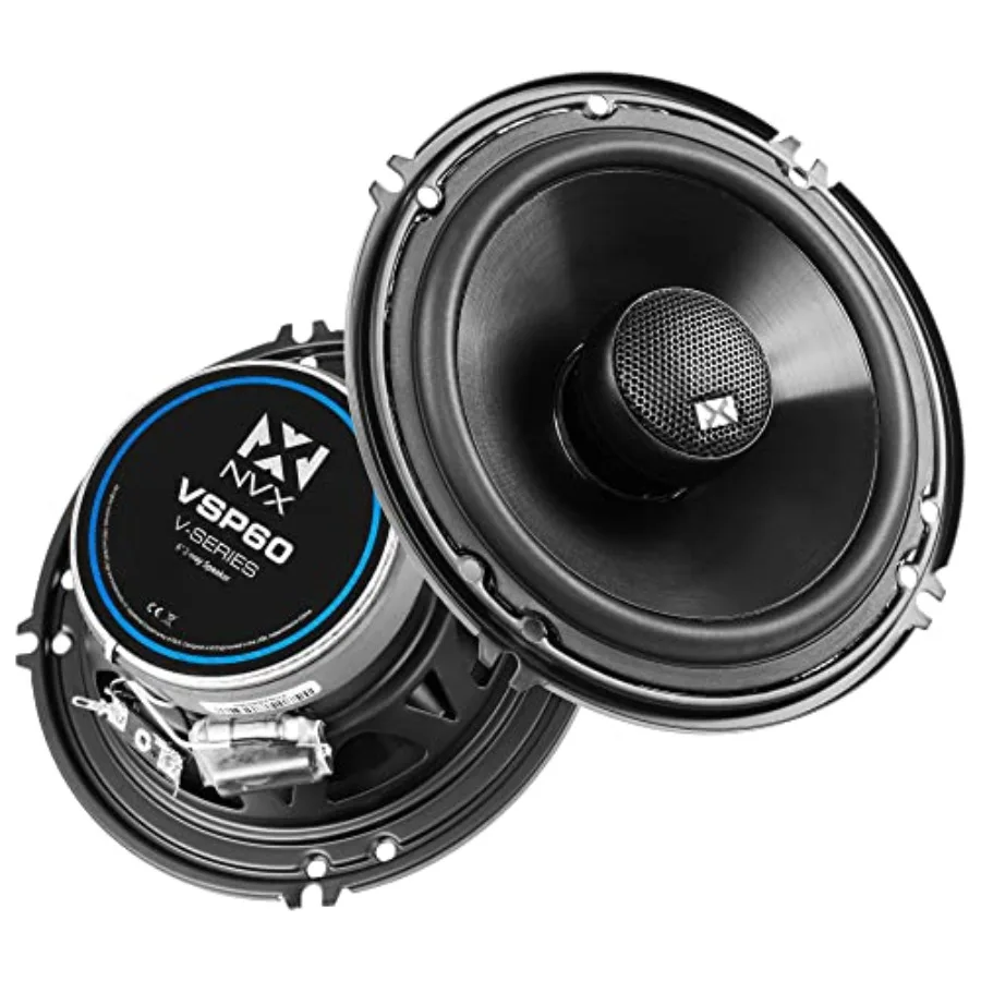 

Car speakers for vehicles polypropylene cone with black finish 600W max power handling and silk dome tweeters for clear highs