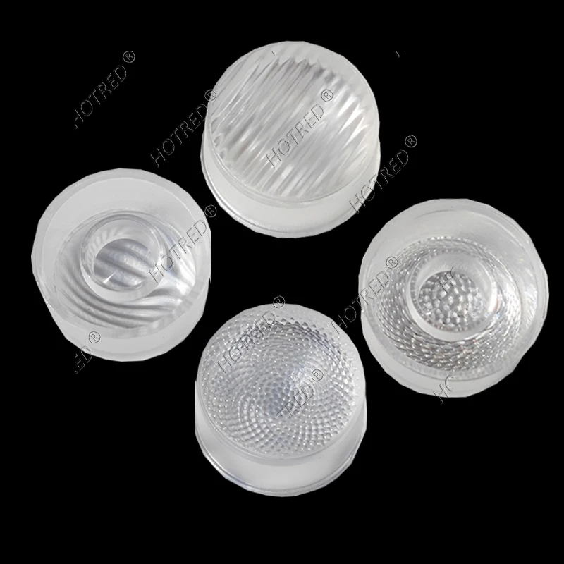10-100pcs LED Lens XML T6 5050 XML2 XHP50.2 Lens 18mm Optial Grade Lens 30/10*60Degree Waterproof Reflector Plano Collimator