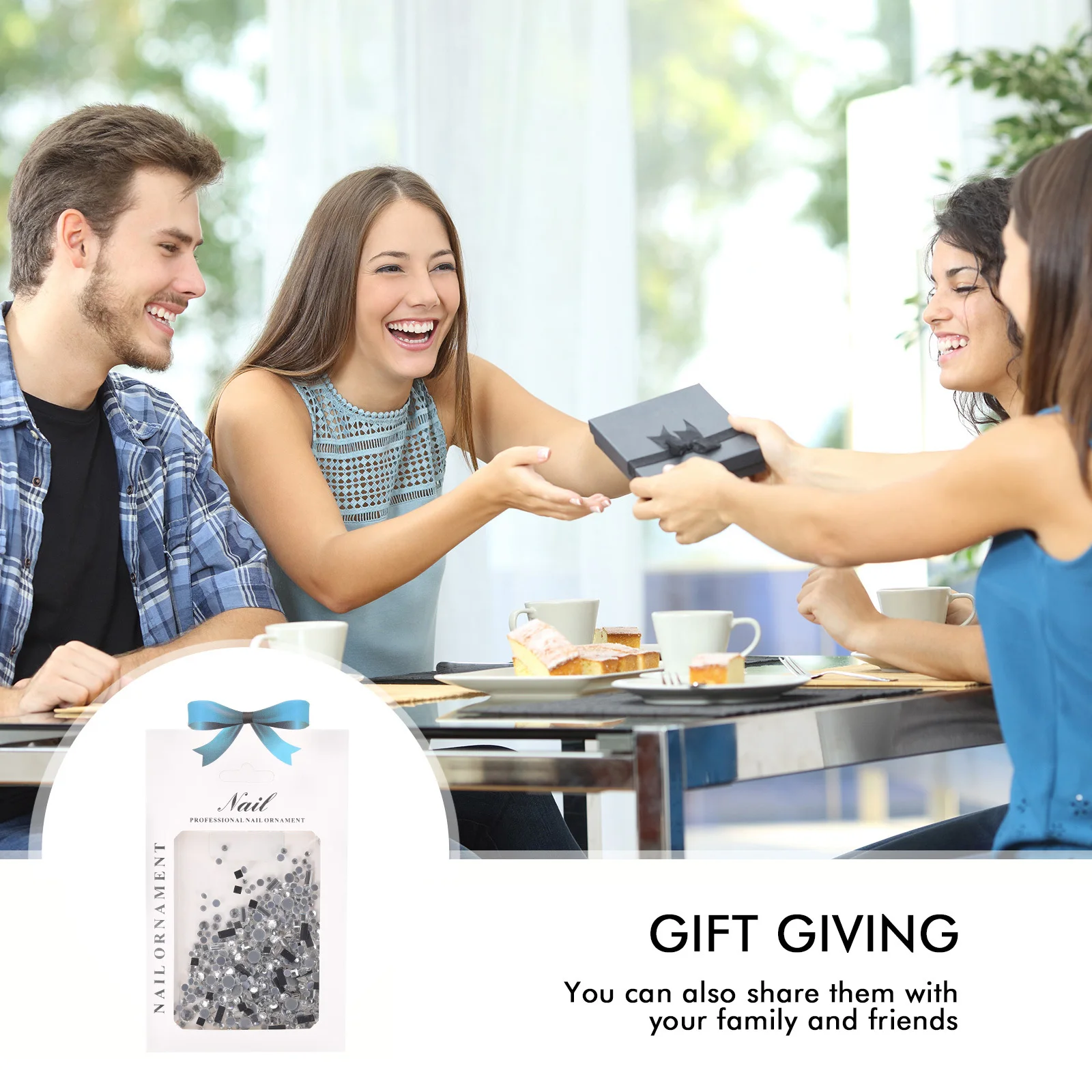 1 حقيبة مسطحة القاع مسمار ترصيع مختلطة الحفر مربع دائري دائم أنيق DIY بها بنفسك اكسسوارات لمسمار الفن الديكور عمليات تجميل الأظافر حلية #1