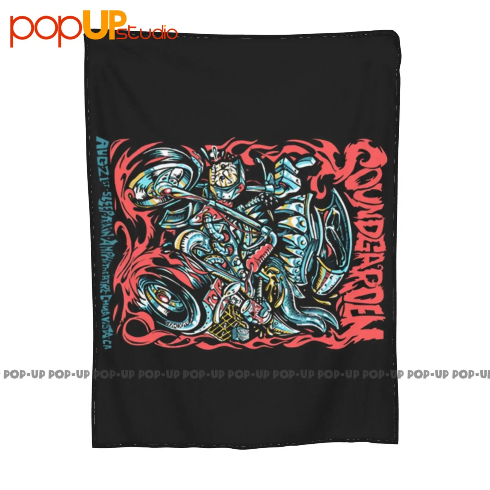 Soundgarden August 21St Chula Vista Event Ultra-Soft Blanket Quilt Winter Sofa Cover Bed Covers
