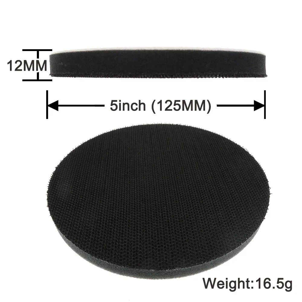 Soft Interface Pad, 2 Pack 2Inch -6 Inch Hook  Loop Foam Protection Cushion for Sander Polisher Polishing Pads  Backing Pad