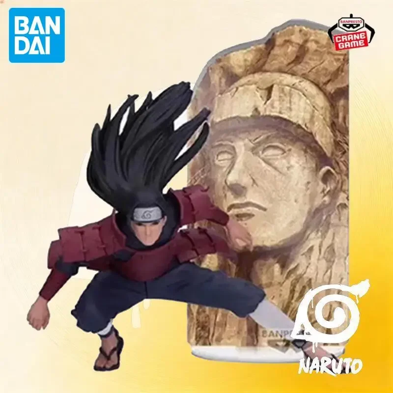 In Magazzino Bandai Originale Naruto Shodai Hokage Anime Figure Modello di Azione Bambole Del Fumetto Giocattoli Pvc Desktop Ornamenti Regali di Festival