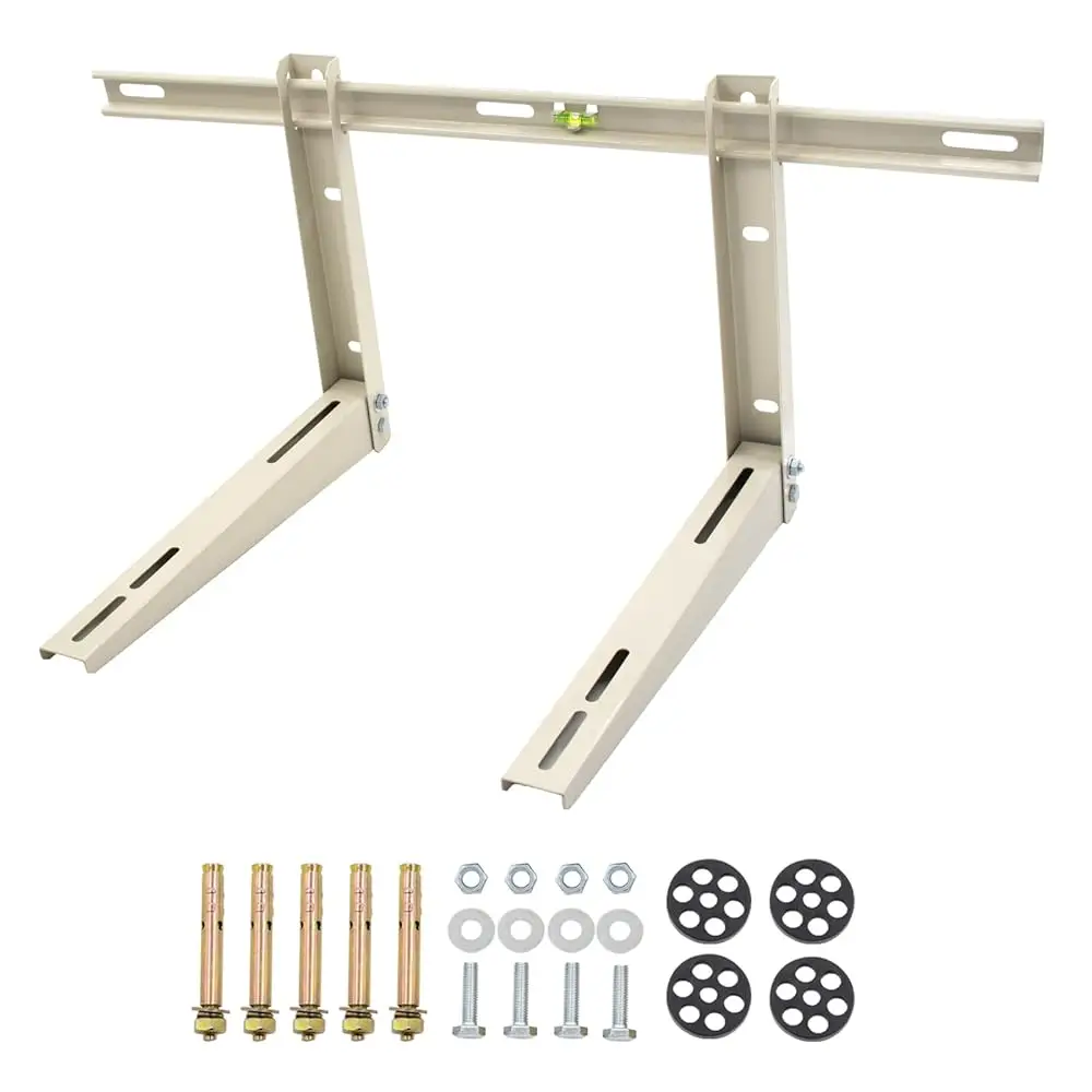 

Mini Split Wall Mounting Bracket for Universal 7000-36000 BTU Ductless Air Conditioners Heat Pumps, Outdoor Heavy Duty Adjus