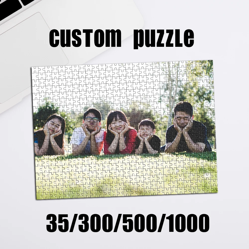 35/300/500/1000 Stück personalisiertes, individuelles Foto-Familien-Picknick-Puzzle. Passen Sie Ihr Puzzle individuell an, um ein einzigartiges Geschenk zu kreieren