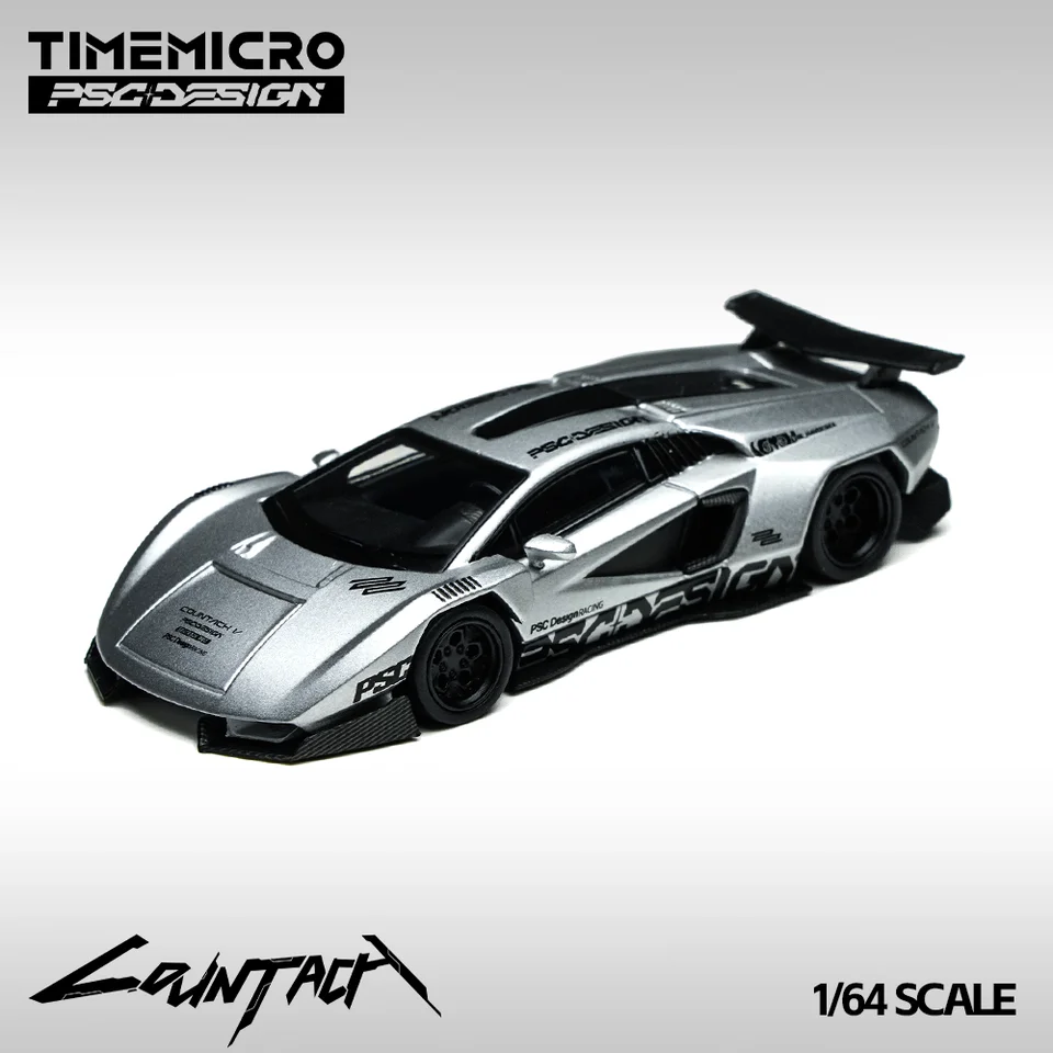 TimeMicro × PSC DESIGN 1:64 PSC New Countach first Release alloy