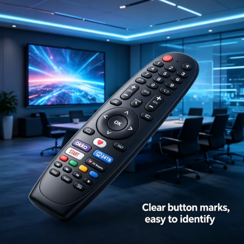 Remote Control AN4513-C3-1 AN4513-C2-1 Compatible with TOPDEVICE TVs TDTV32CS04H TDTV32CS04HBK TDTV50CS05U TDTV43CS06U for Elect