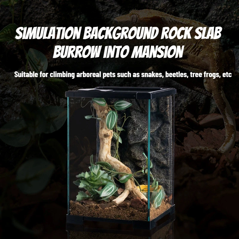 Climbing pet three-dimensional landscaping background board, reptile feeding tank, feeding box, rainforest tank, imitation rock