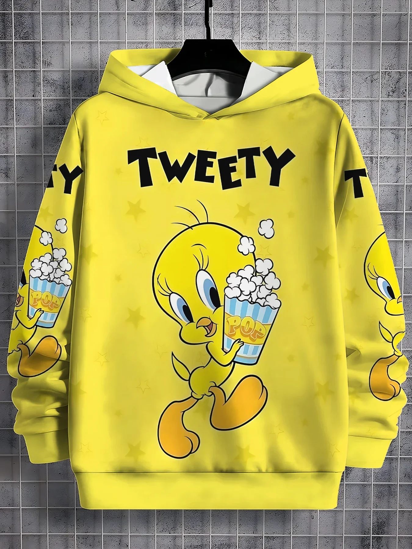 3D Print Anime Tweetys Bird All Seasons Children Casual Sweatshirt Cool Pullover Tops Unisex Clothes Boy Girl Hoodies