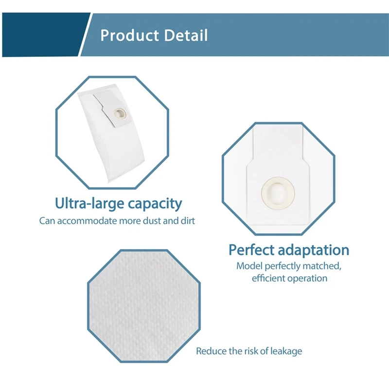 53294 스타일 O형 먼지 진공 가방, Kenmore 업라이트 진공 청소기용, 진공 청소기 먼지 교체 가방, 6 개