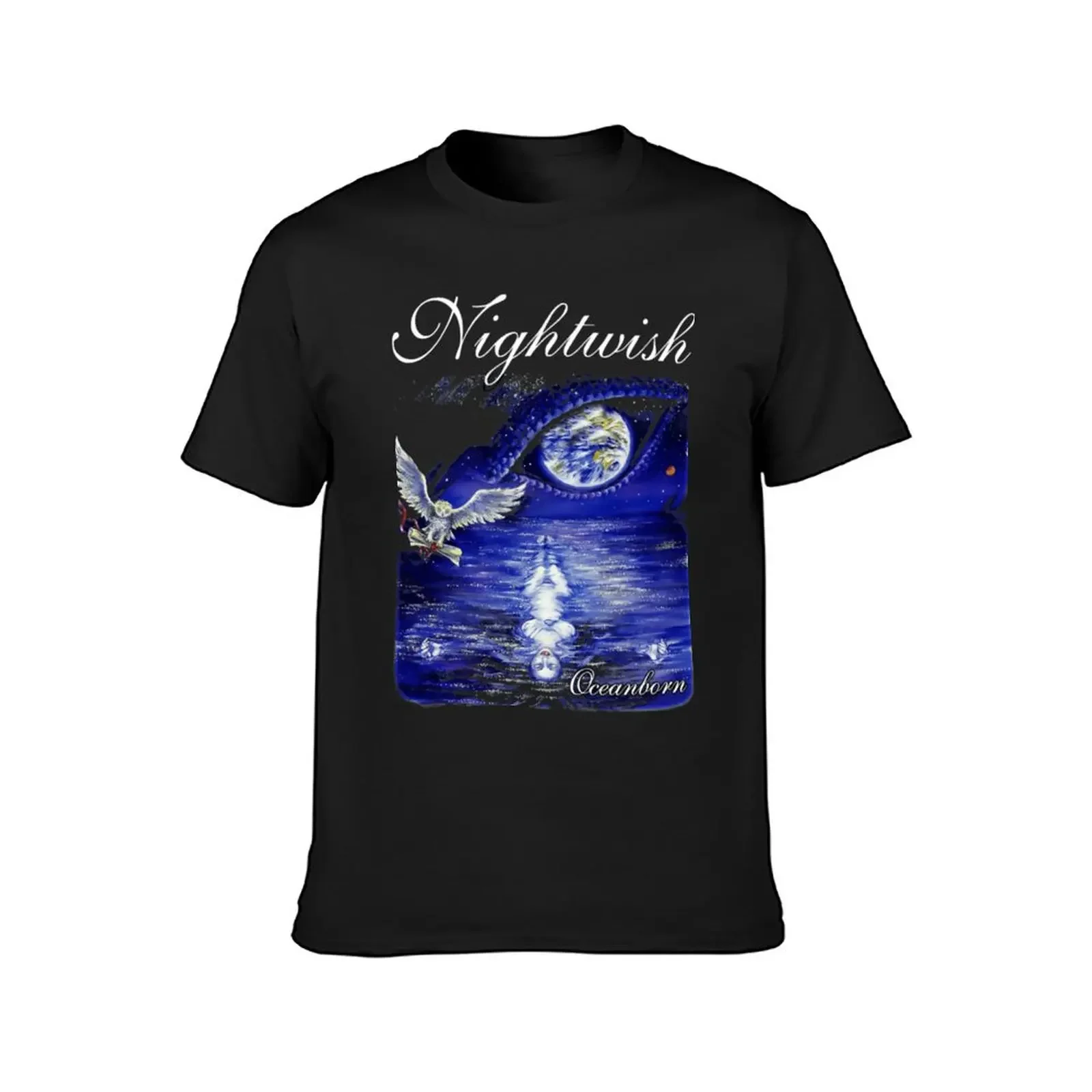 Nightwish Ocean Bornfloor Jansen T-Shirt summer clothes designer shirts mens graphic t-shirts funny