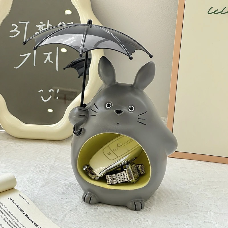 Figurka Mój Sąsiad Totoro, urocza ozdoba do przechowywania, do salonu, sypialni, figurka anime, model, prezent urodzinowy dla dzieci