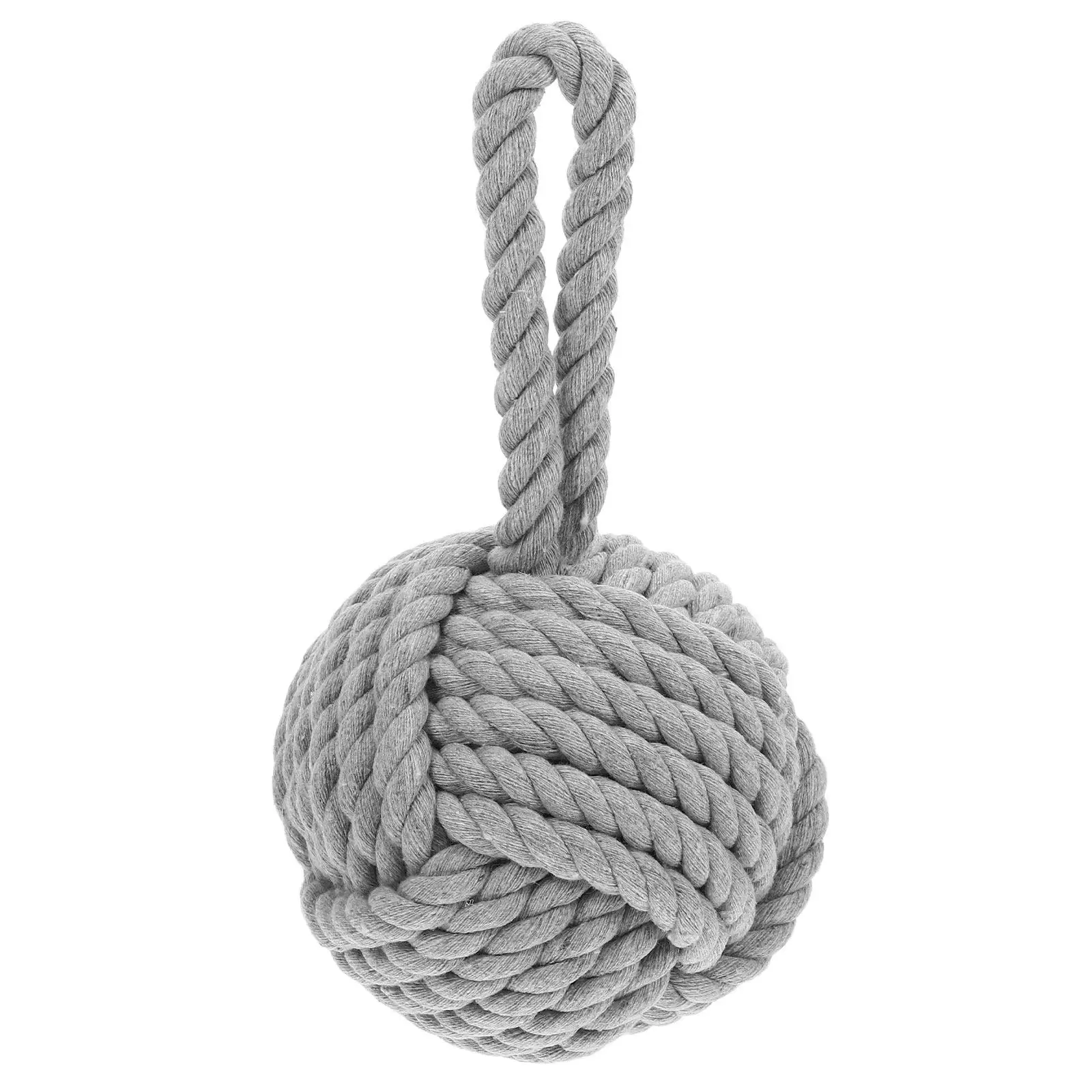 

Weighted Door Stopper Ball Cotton Linen Decorative Door Stop for Home Restaurant Bar Anti-Collision Protection Wall