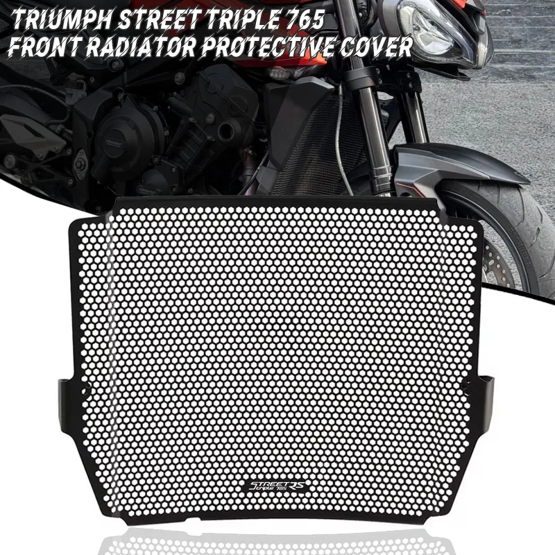 For Triumph Street Triple 765 2023 2024 2025Motorcycle Radiator Grille Guard Cover for Street Triple 765R 765S 765RS Accessories