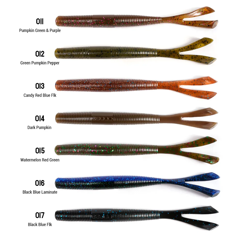 Vinilo Stick Worm DYY 15.5cm – Cola de horquilla para lubina y lucio - imagen 3