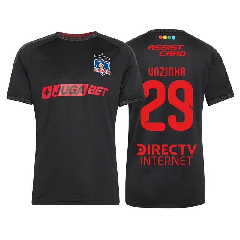 2026 Neues Colo‑Colo # 29 Vozinha 3D-gedrucktes Fußball-Sommer-Sport-T-Shirt, atmungsaktiv, schnelltrocknend, Streetwear, Eltern-Kind – Detail 4