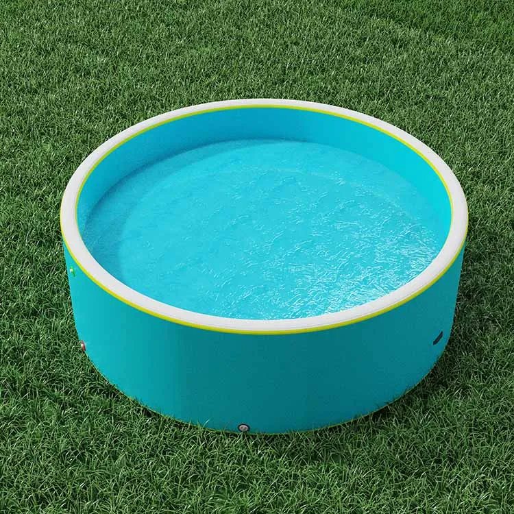 

Multi Size 4x4x1.2m Portable PVC Anti-Slip Salt Water Compatible Drop Stitch Easy-Set Inflatable Swimming Pool