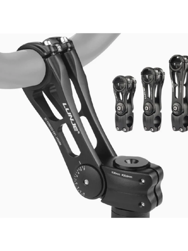 Regulowany mostek rowerowy MTB Power 31.8 ±80 ° Mostek rowerowy szosowy/górski 28,6 mm, pręt łączący 90/110/130/145 mm — 2