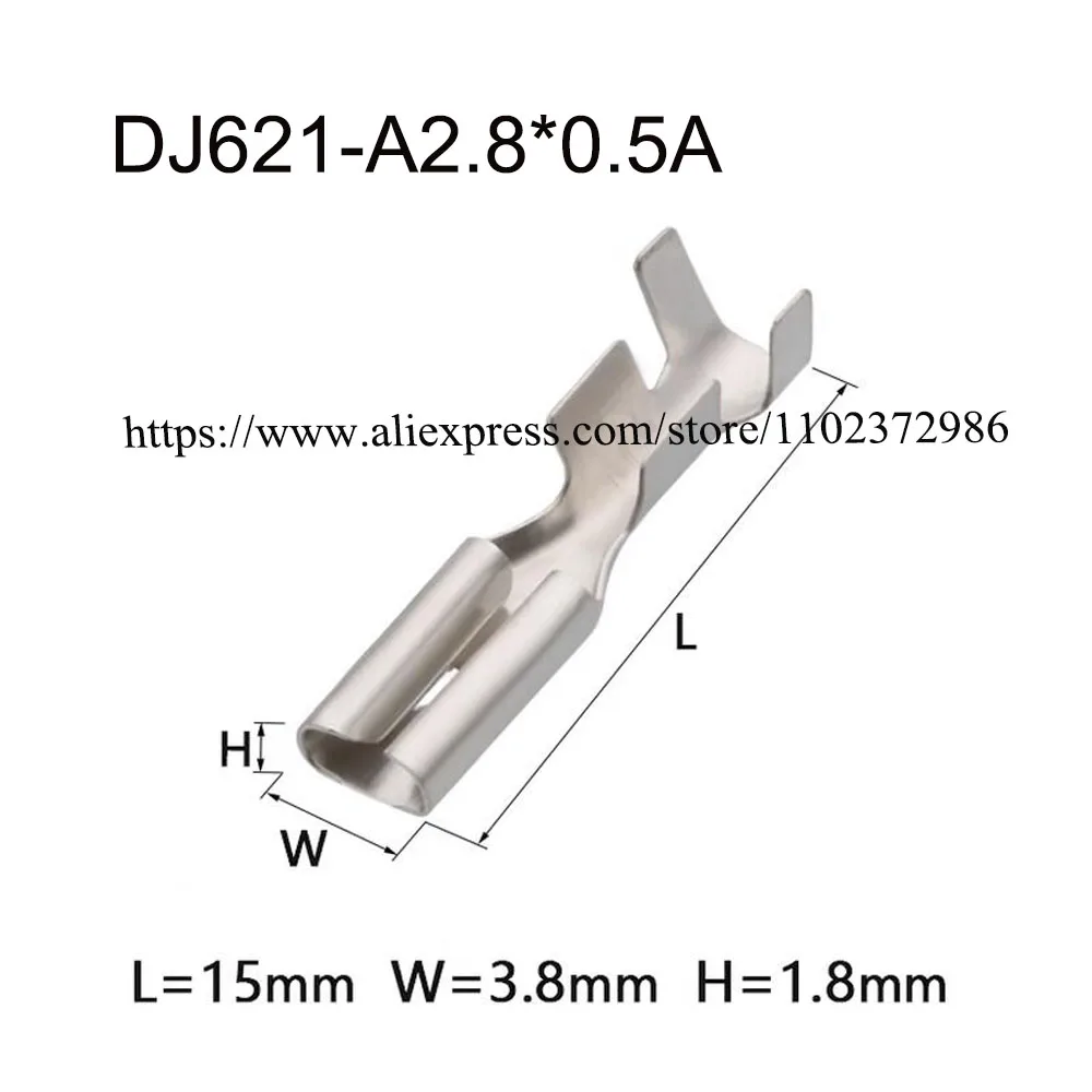 

2000PCS DJ621-A2.8*0.5A New energy automotive waterproof connector female male plug terminal socket pin