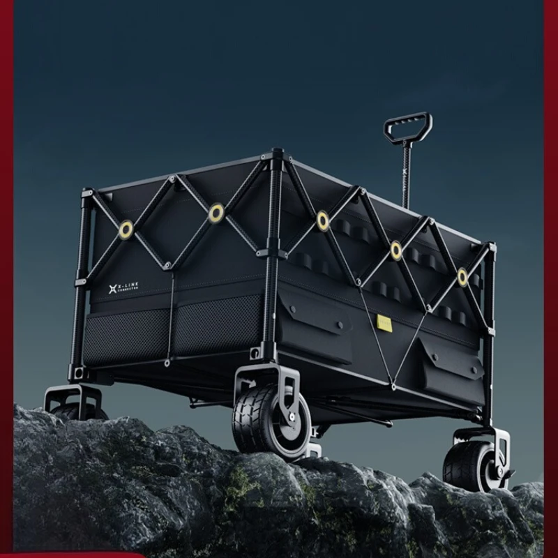 

Camper Carbon Fiber Camper Outdoor Folding Lifting Camping Gathering Trolley