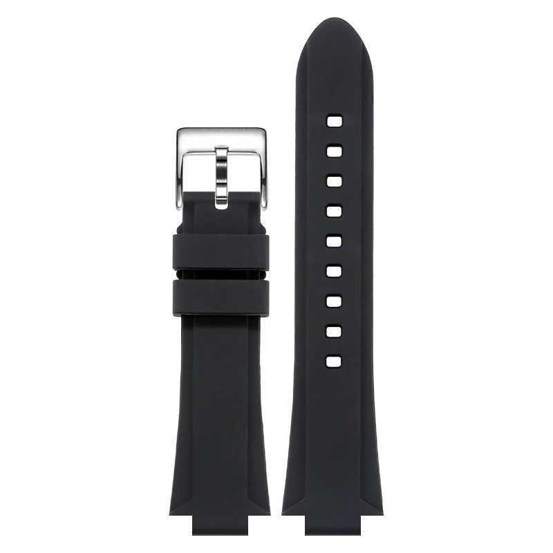 سوار TIMEX Expedition Navigator للرجال من المطاط/السيليكون - حزام ساعة بتصميم متين مقاس 24 × 16 مم بديل