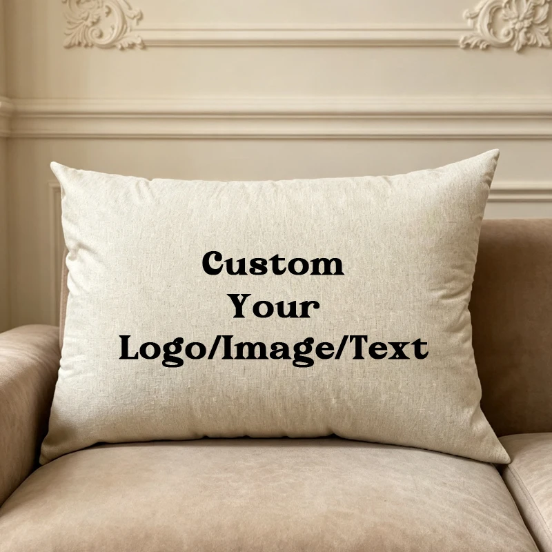 Personalized Pillowcase 50x70cm Linen Pillowcase - Pillow Insert Not Included Custom Pillowcase Bodypillow with Your Image