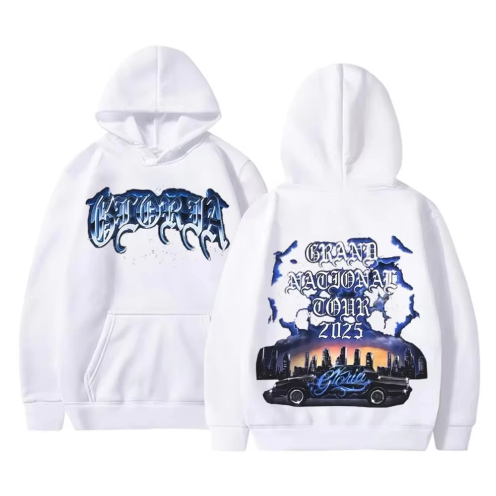 Rapper Kendrick Lamar & SZA Grand National Tour 2025 Hoodie Men Women Hip Hop Fashion Oversize Sweatshirt Male Casual Streetwear