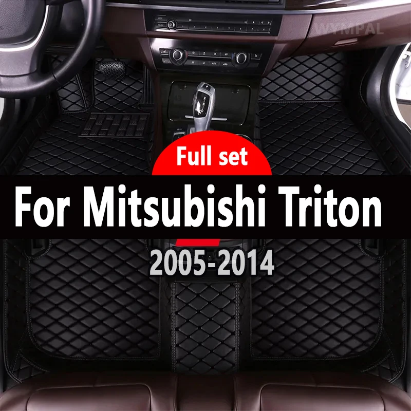 

Автомобильные коврики для Mitsubishi Triton L200 Sportero Hunter strрак KA 2005 ~ 2014, водонепроницаемый напольный коврик, аксессуары для интерьера автомобиля