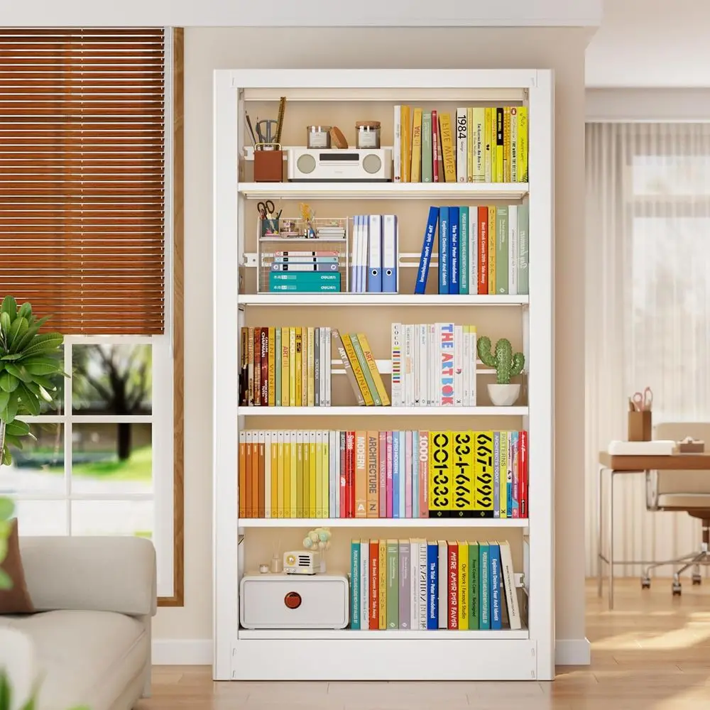 71 H Tall White Boo…