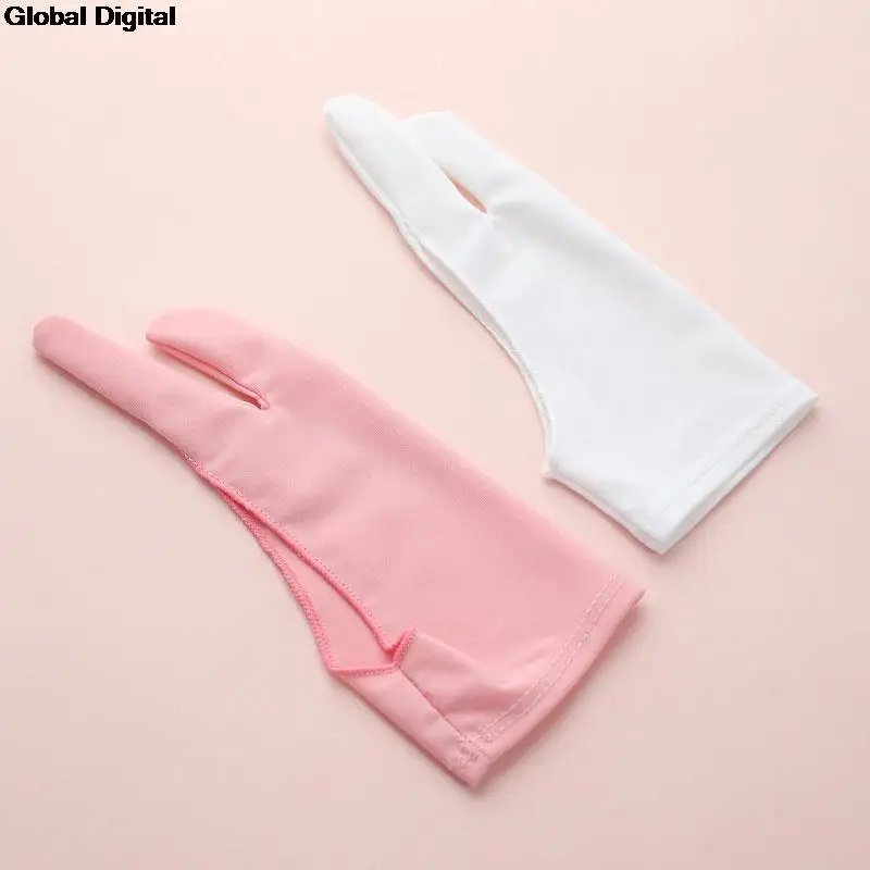 2 Finger Anti-fouling Glove,both For Right And Left Hand Artist Drawing For Any Graphics Drawing Tablet