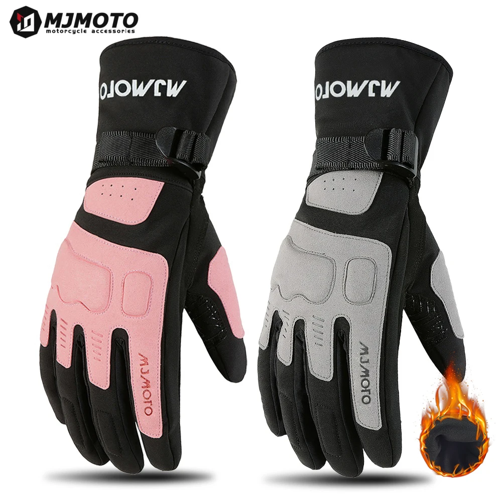 

Winter Motorcycle Gloves Men Women Motocross Racing Gloves for Skiing Bicycle Off-road Anti-slip-Anti-fall-Keep Warm Touchscreen