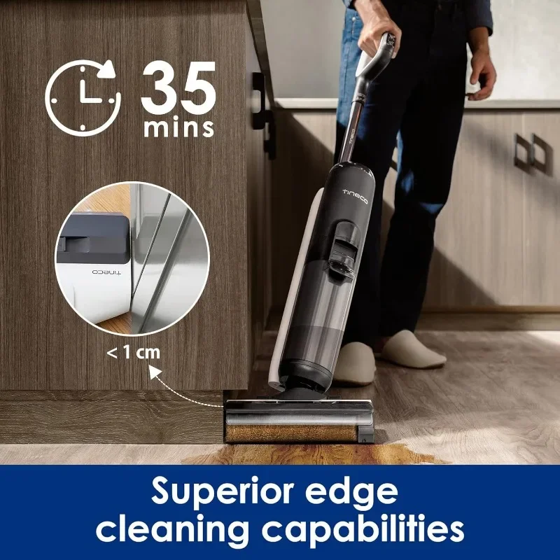 Tineco Floor ONE S5 PRO 2 Cordless Wet Dry Vacuum Smart Hardwood Floor Cleaner Machine, One-Step Cleaning Mop for Sticky Messes